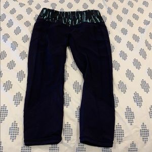 Lululemon navy blue high rise leggings